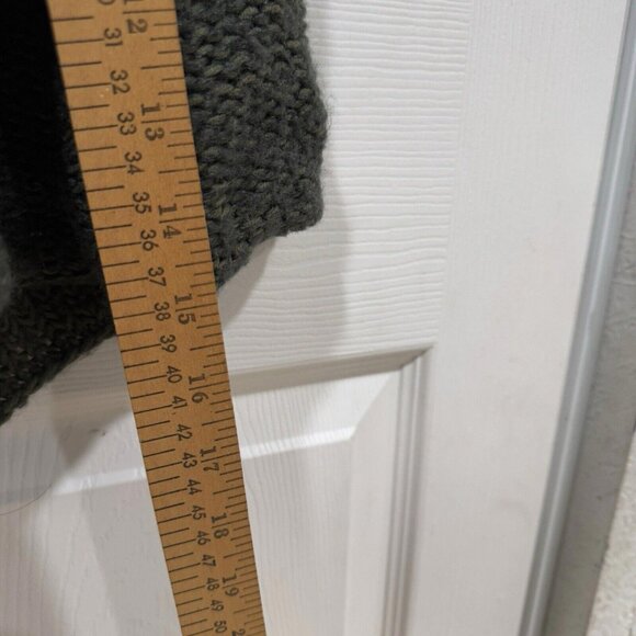 Wooden Ships Green Cardigan Women’s M/L Open Knit Lightweight Earth Tone Natural - Picture 3 of 9